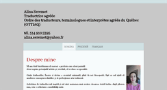 Desktop Screenshot of alina-seremet.com